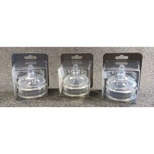 Como Tomo Silicone Replacement Nipple 6+ Mons Lot of 3 2Packs 3 Hole Fast Flow